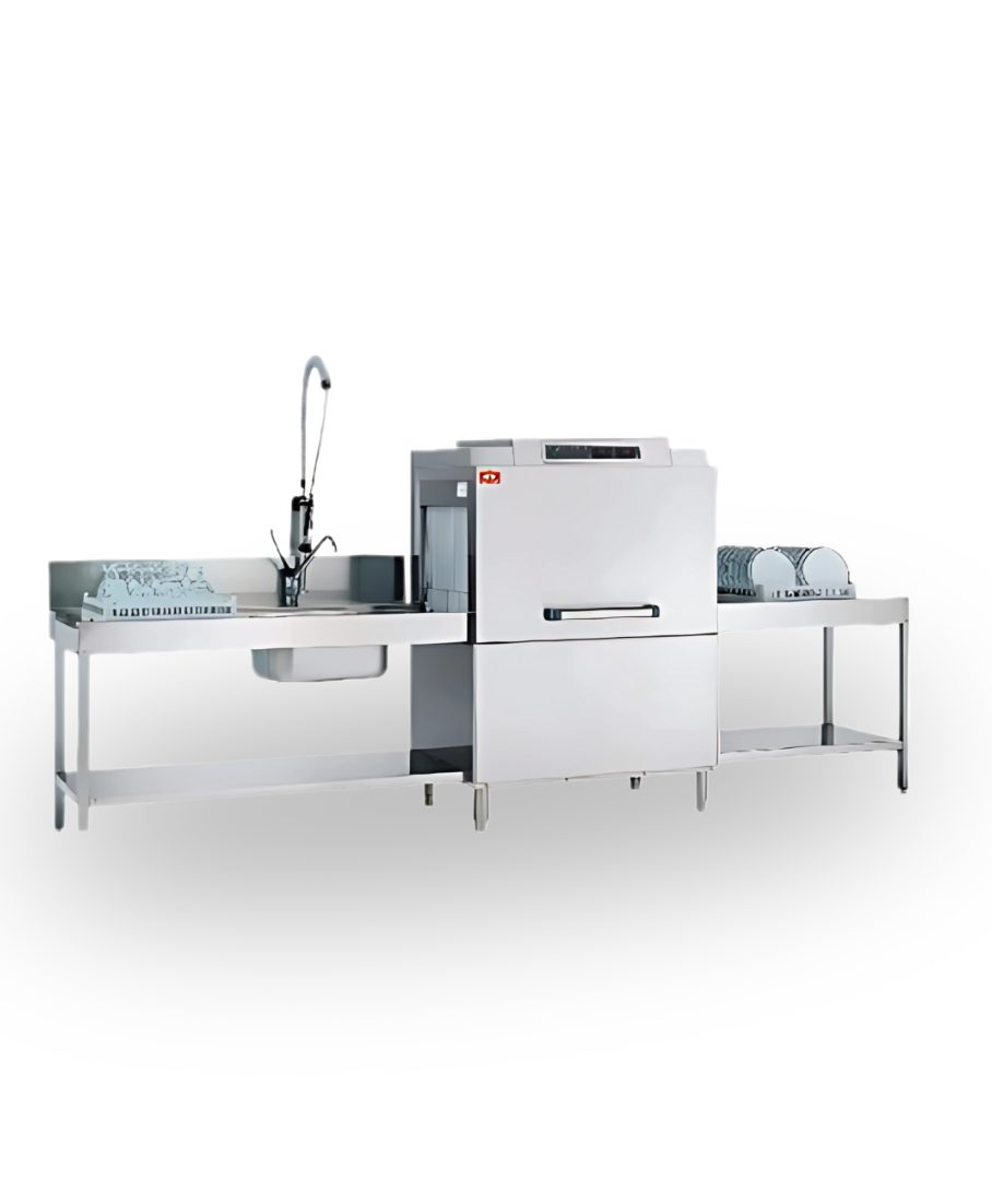 Conveyor type dishwasher